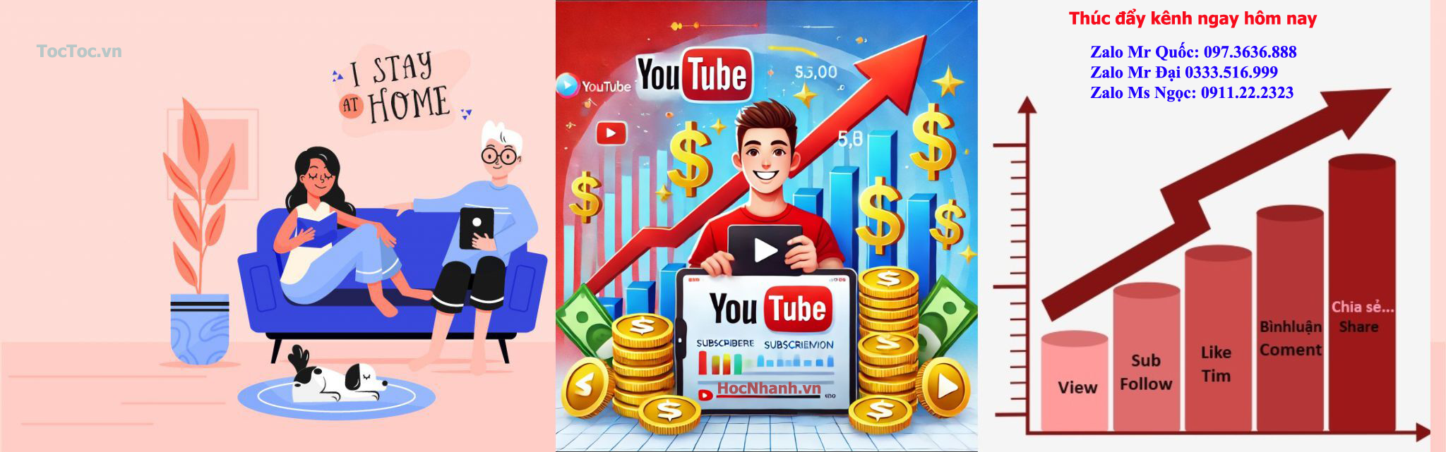 Tăng Sub Youtube Uy Tín